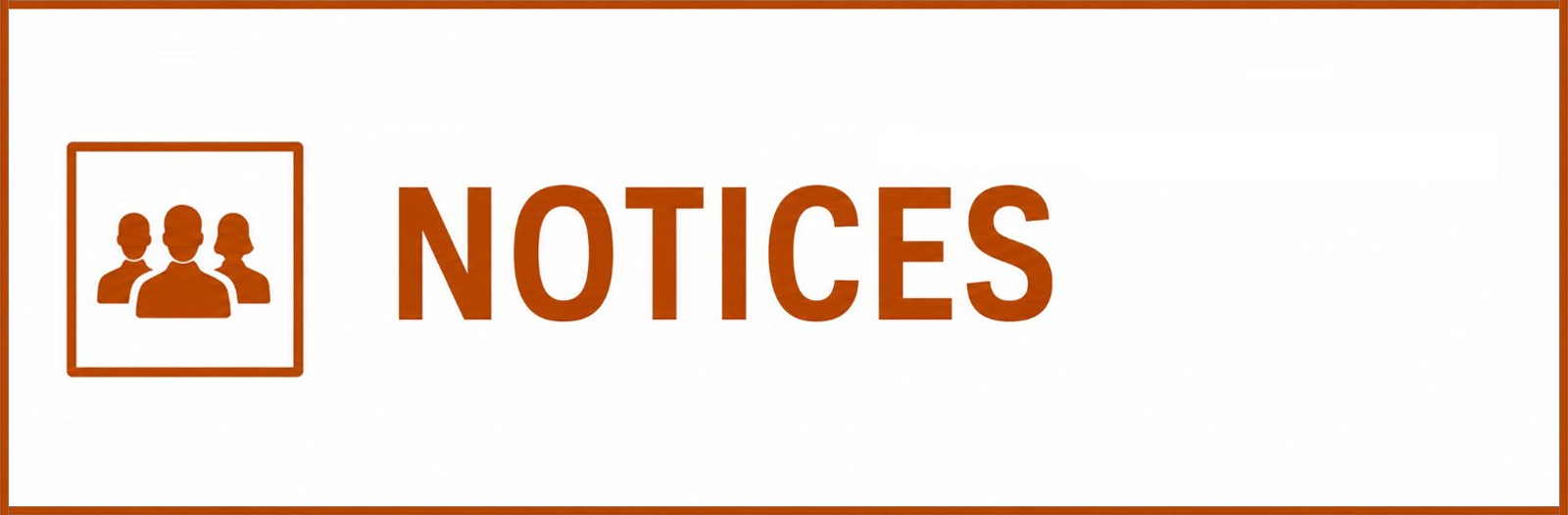 Notices